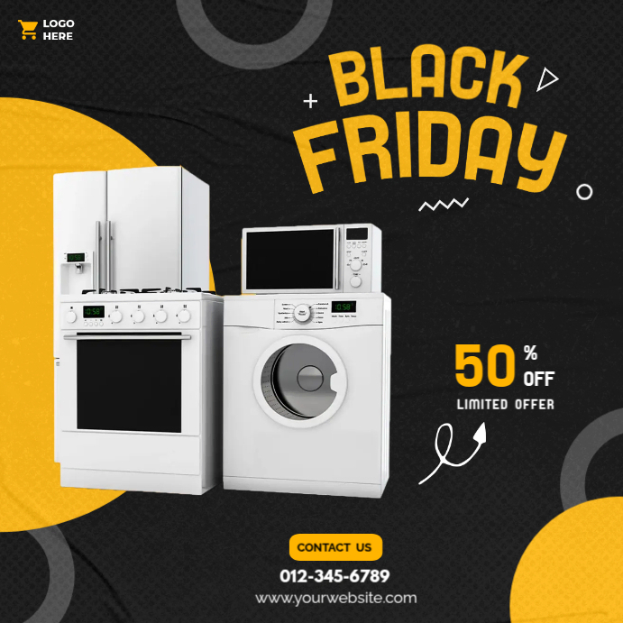 Washing Machine Ads Template | PosterMyWall