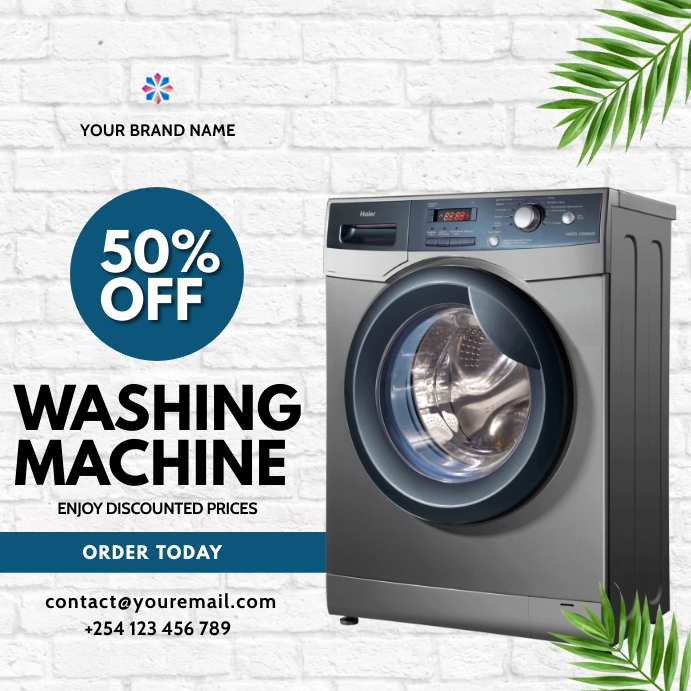 Copy of washing machine electronics gadget sale flyer | PosterMyWall