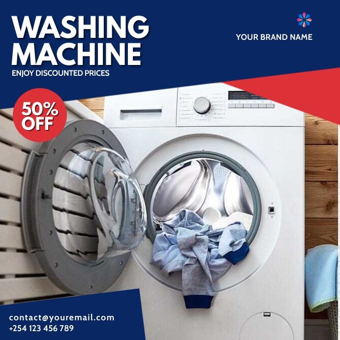 Copy of washing machine electronics gadget sale flyer | PosterMyWall