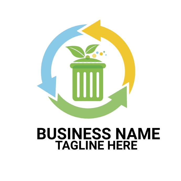 Disposal Design Lettering waste disposal logo Template | PosterMyWall