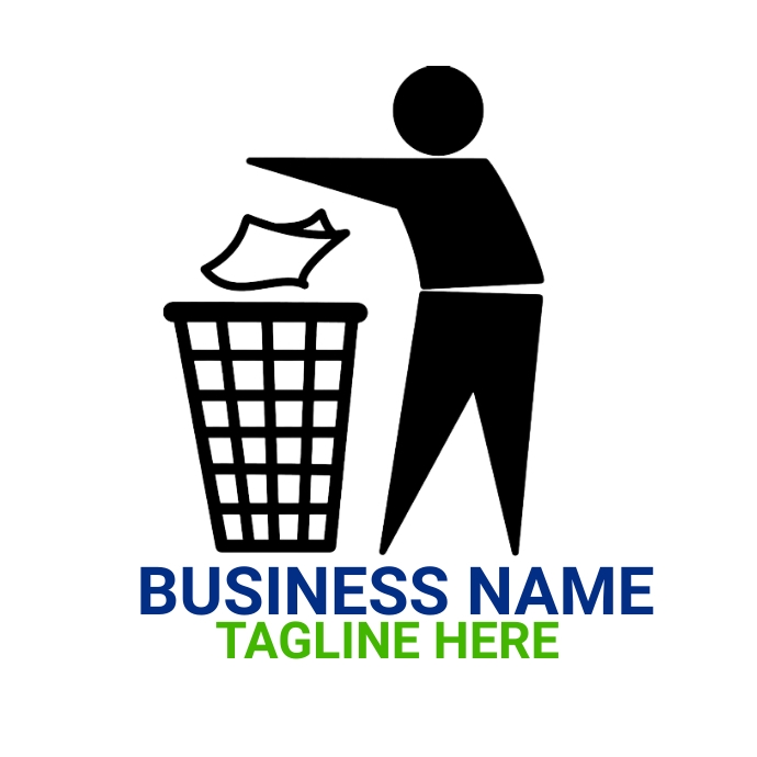 Disposal Design Lettering waste disposal logo Template | PosterMyWall