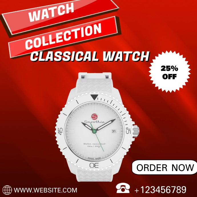 Poster. Watch Collection watch collection Template | PosterMyWall