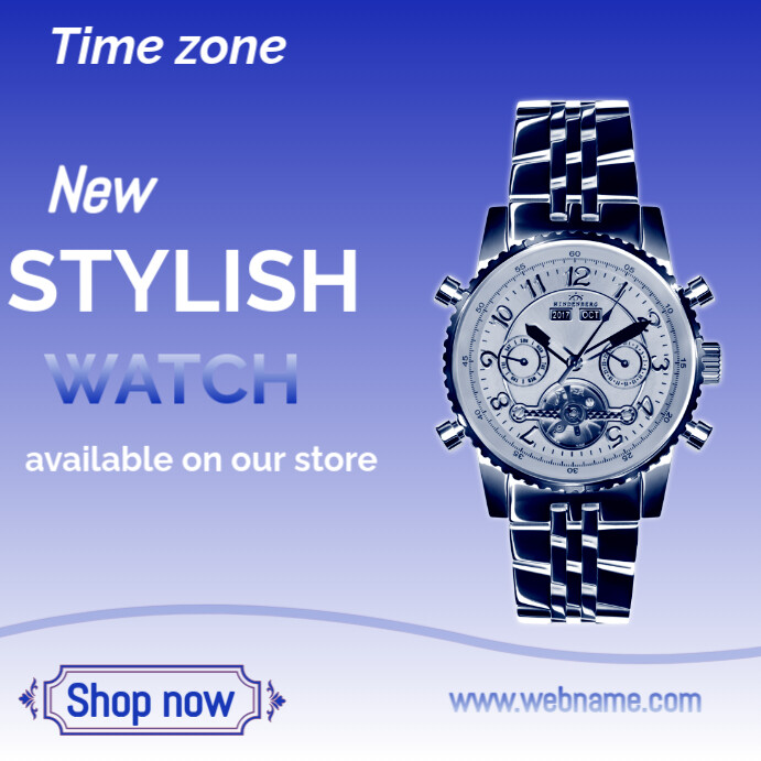 Watch design Template | PosterMyWall