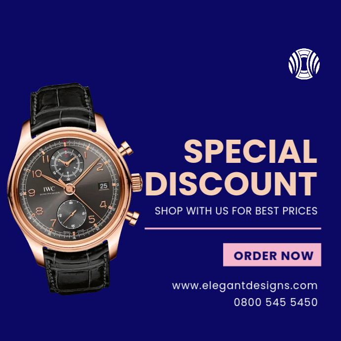Watch flyers Message Instagram template