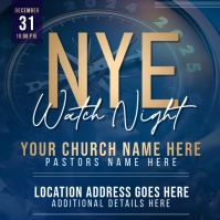 Watch Night Instagram Post template