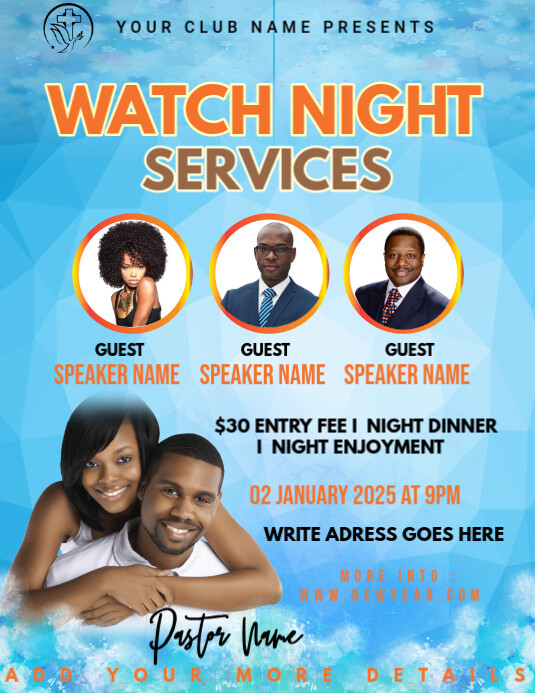 Copy of Watch Night | PosterMyWall