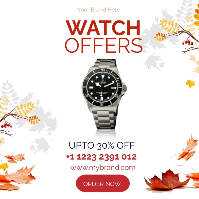 Watch Offers Template | PosterMyWall