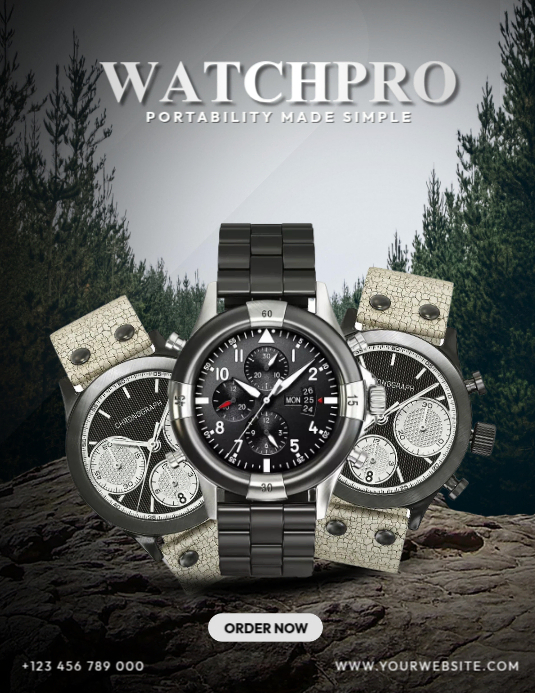 Watch Poster Design Template | PosterMyWall