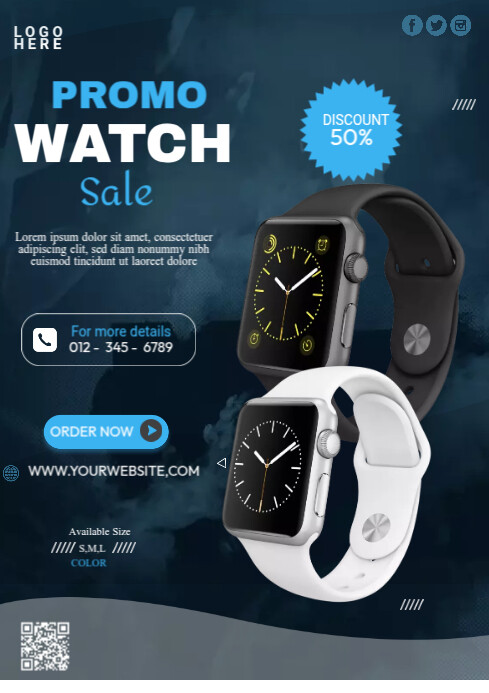 Watch Promo Template | PosterMyWall