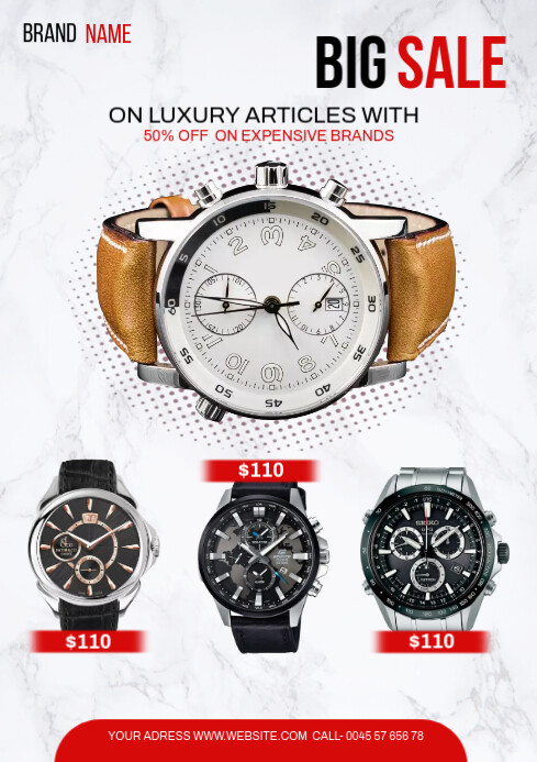 Watch sale poster Template | PosterMyWall