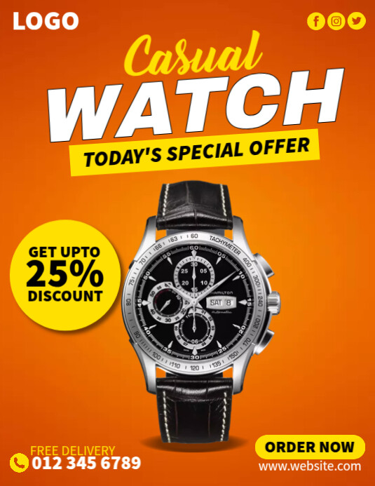 Watch Out Advertisement Examples Watch Template Ads | PosterMyWall