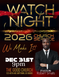 WATCHNIGHT Flyer (US Letter) template