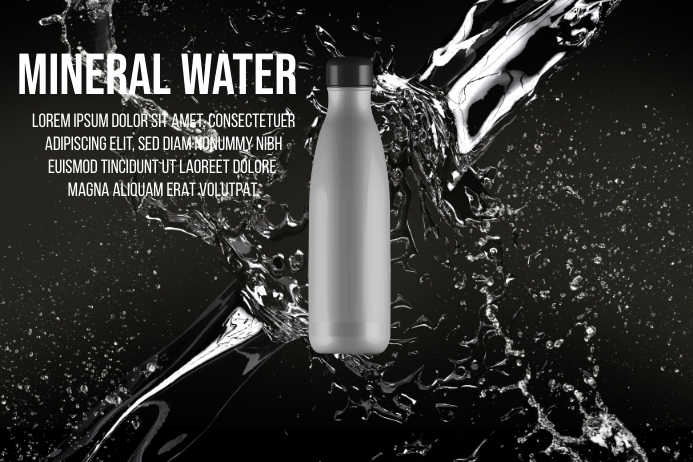 WATER BOTTLE COMPANY Banner 4' × 6' template