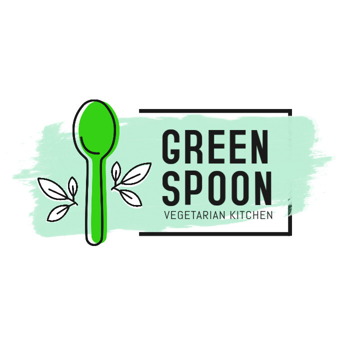 Plantilla De Color De Agua Tematica Restaurante Vegetariano Logotipo Postermywall