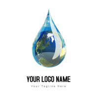 Water Conservation Water Efficiency Water Resources Logo template