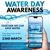 water day Instagram-Beitrag template