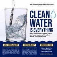 Water Square (1:1) template