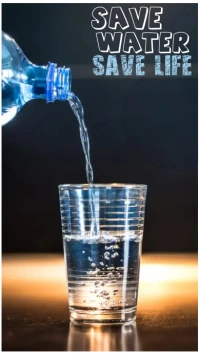 Water Digitalanzeige (9:16) template