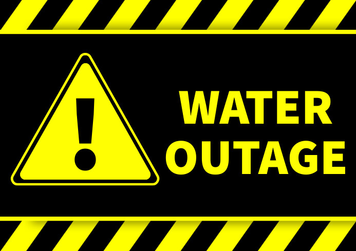 Water outage warning Template | PosterMyWall