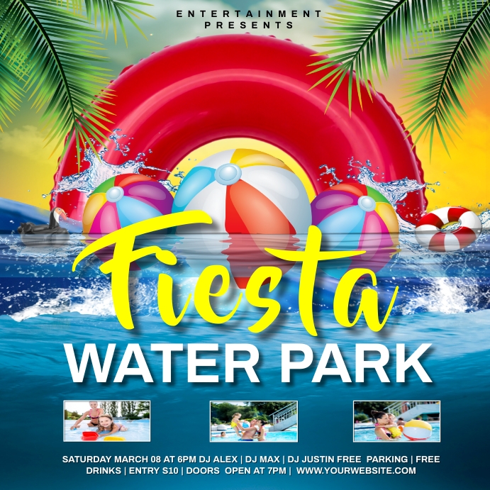 Water park Template PosterMyWall