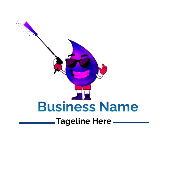 water pressure cleaning logo Template PosterMyWall