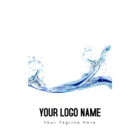 Water Splash Logo template