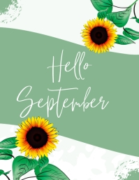 hello September Template | PosterMyWall