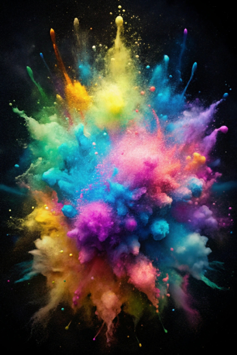 Copy of Watercolor Splash Background with Artistic Paint Strokes and ...