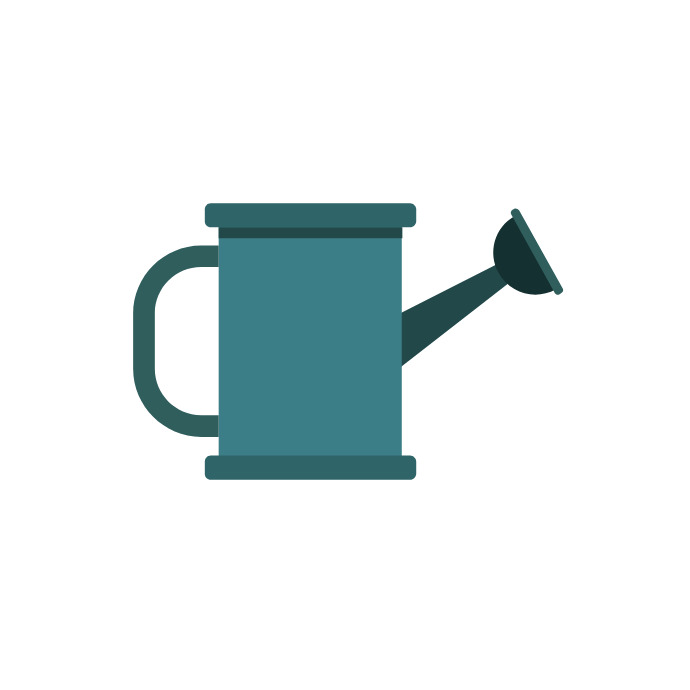 Watering can Logo template