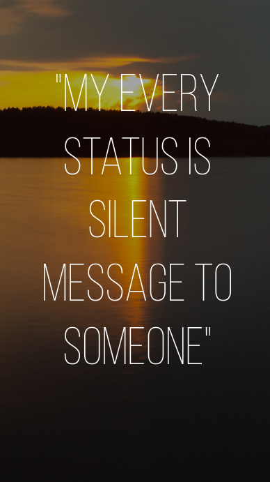 watsapp status template with quote | PosterMyWall