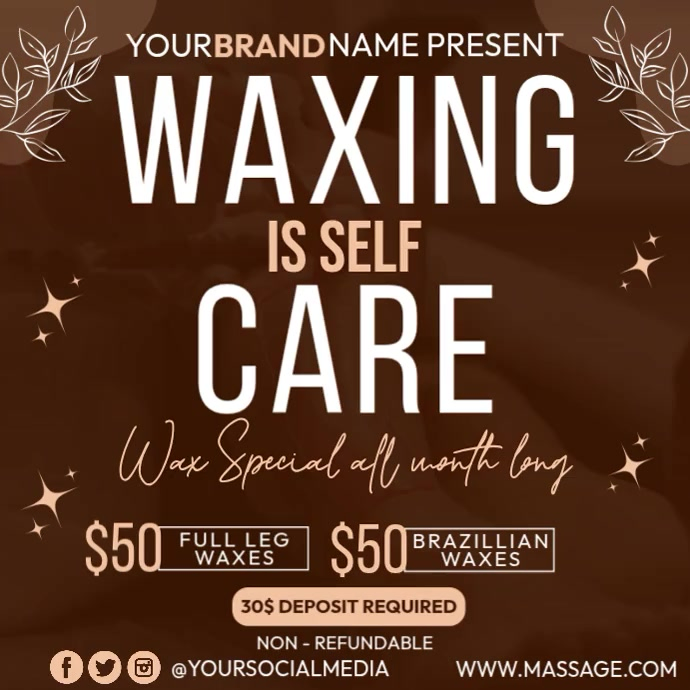 Waxing Promotion Template | PosterMyWall