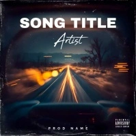 Way Road Album Cover template