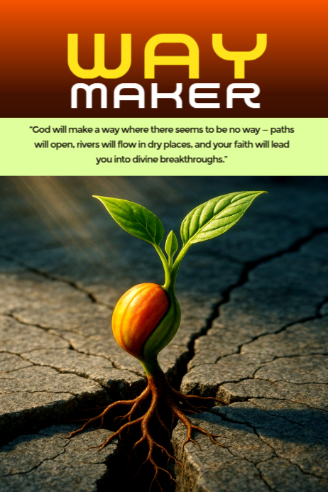 Waymaker Template | PosterMyWall