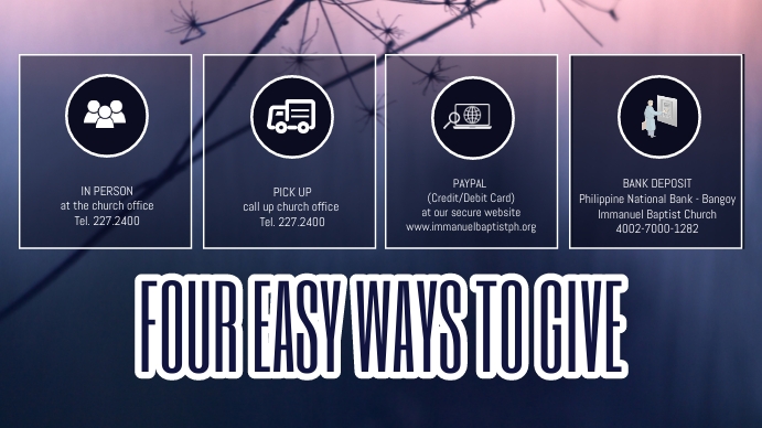 ways to give Template | PosterMyWall