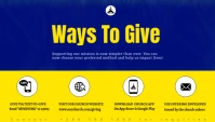 church ways to give poster template Blog Header