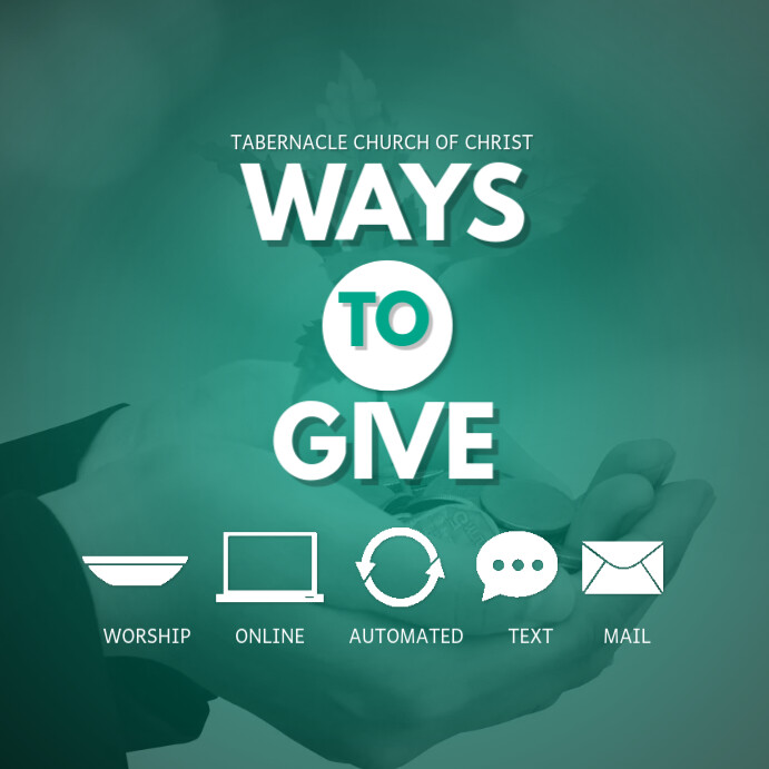 Copy of Ways to Give | PosterMyWall