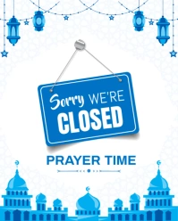 We're Closed Template Instagram Portrait