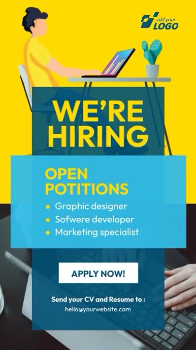 We're Hiring Ad Template Instagram 快拍