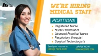 Nurses hiring Twitter post template