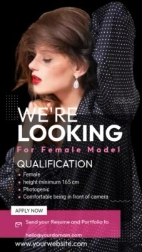 We're Looking Model Template Instagram Story