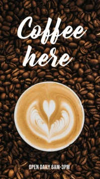 We're Open Digital Display (9:16) template