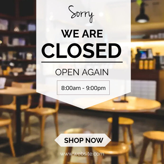 We're taking a break templates Instagram Post