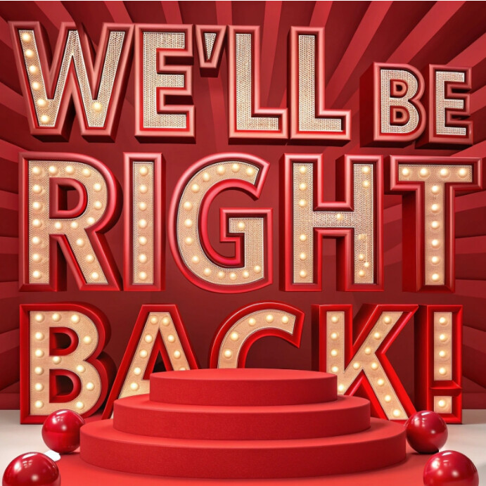 We'll be right there Template | PosterMyWall