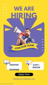 We're Hiring Ad Template | PosterMyWall