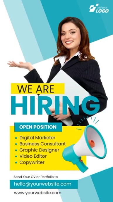 We're Hiring Ad Template Instagram 快拍