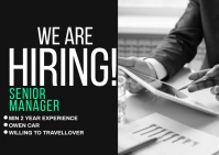 We're hiring Carte postale template