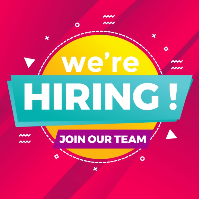 We're Hiring Poster Template | PosterMyWall