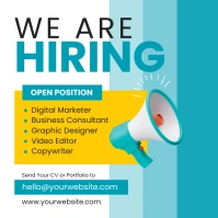 We're Hiring Template Instagram Post