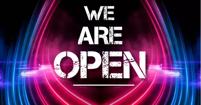 we're open, yard sign Template | PosterMyWall