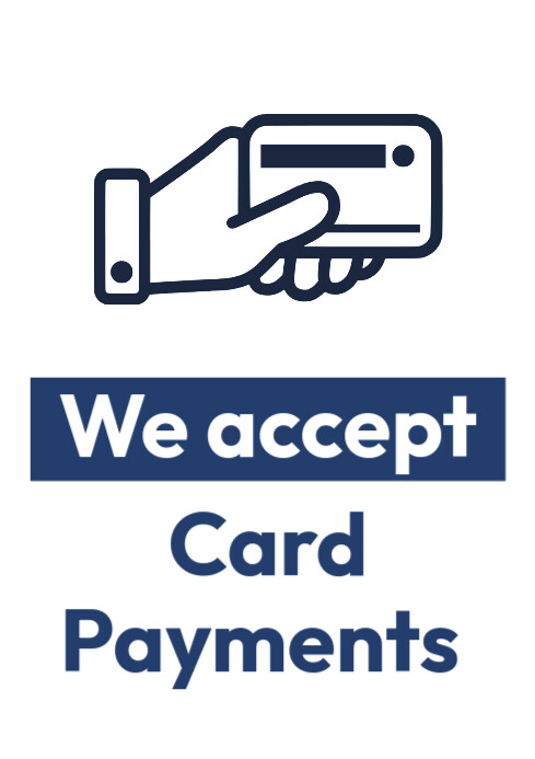 We Accept Credit Cards Template PosterMyWall